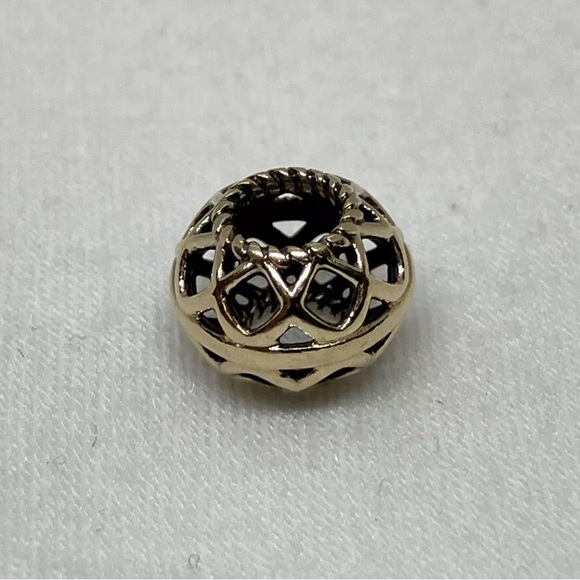 Pandora Solid 14k Open Lattice Charm - Picture 4 of 13